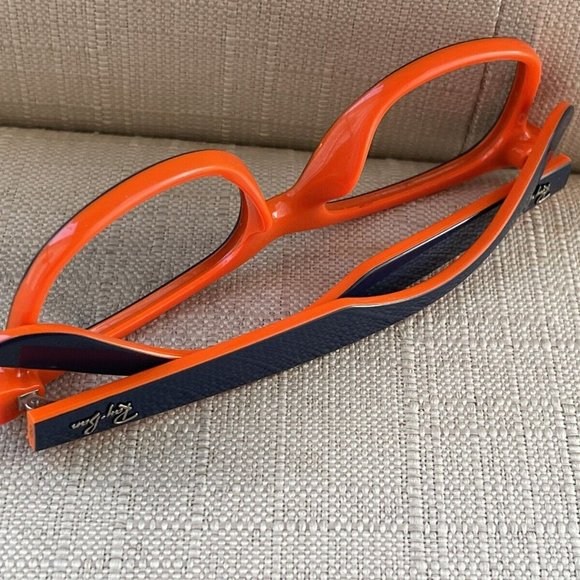 Ray-Ban Youth Eyeglasses Black/Orange Tone RJ8052S Glasses Frame - Picture 6 of 11